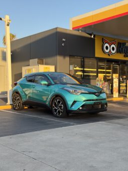 2018 built Toyota CHR in a rare Electric Tea Blue